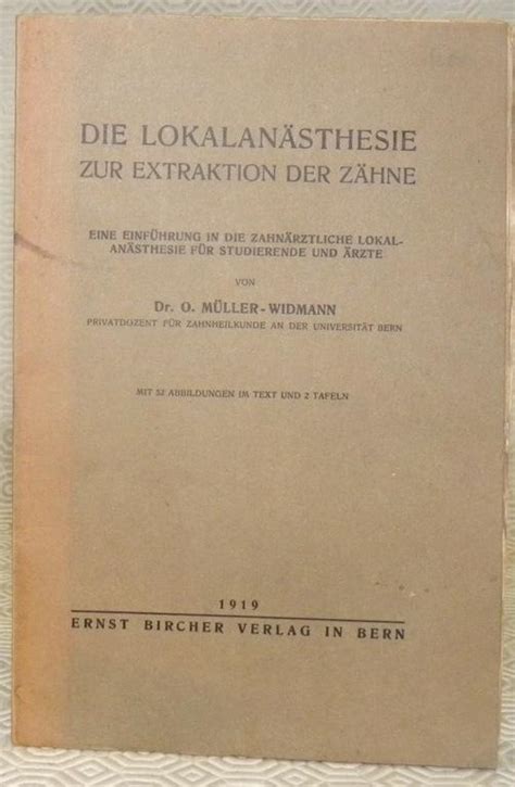 Lokalanästhesie zur extraktion der zalne. - Pain relieving procedures the illustrated guide.