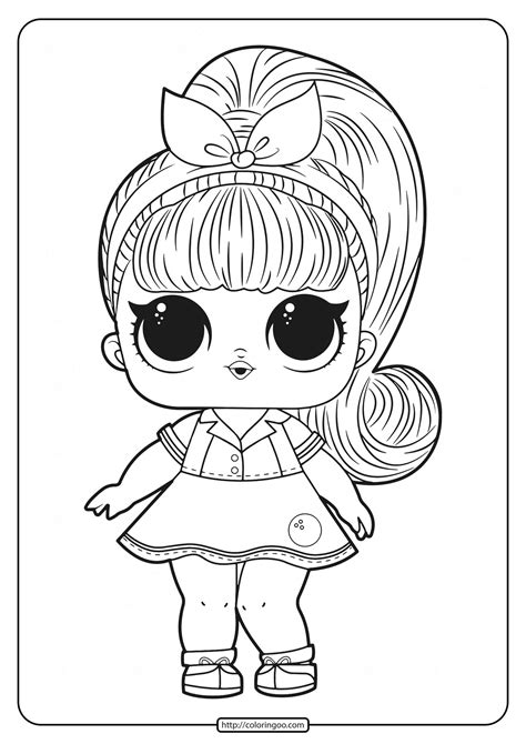Lol Dolls Coloring Shee