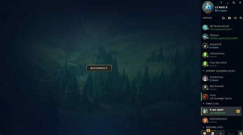 Lol attempting to reconnect fix. .  ...