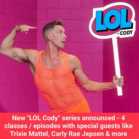 Lol cody rigsby. Cody Rigsby. Peloton Instructor. A former professional dancer, Cody brings energy, movement and authenticity to everything he does. Born in the West but raised in the South, Cody always dreamed of a life in the big city. Now that he proudly calls NYC home–and the best city in the world–he strives to be the best version of himself while ... 