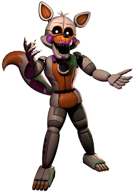 Lolbit. But a lot of people just never cared and decided to keep on thinking that Toy Foxy was female. All Foxy´s were suppose to be male. Until Sister Location, Handunit calls FT Foxy Female. (LOLBIT was never female because he is not on girls night in custom night) But Scott gave up and put Toy Foxy and Nightmare Mangle in ladies night. 