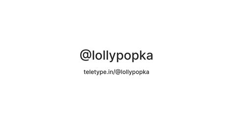 💦 Lollypopka Leaked PORN