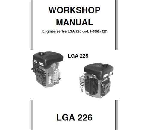 Lombardini lga 226 series motor werkstatt service reparaturanleitung. - Student solutions manual study guide principles physics.