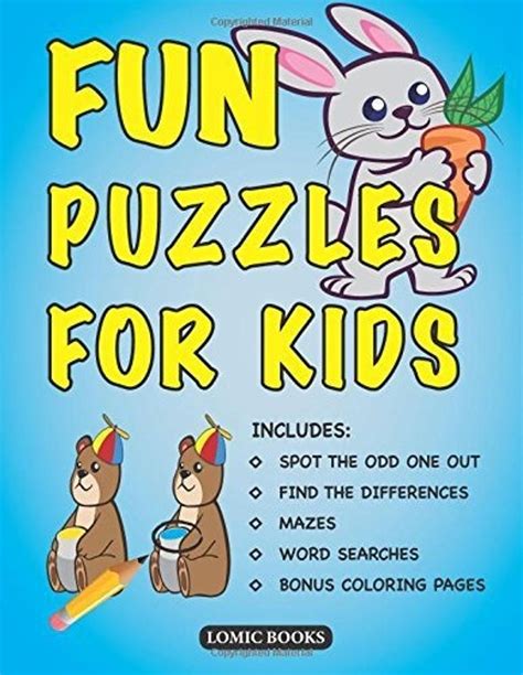 Lomic Books Puzzles & Brain Games Adult Activity Books