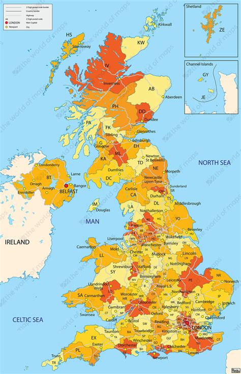 London England Zip Code Map United States Map