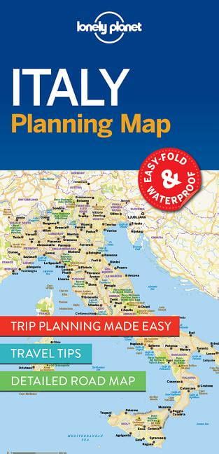 Full Download Lonely Planet Italy Planning Map By Lonely Planet