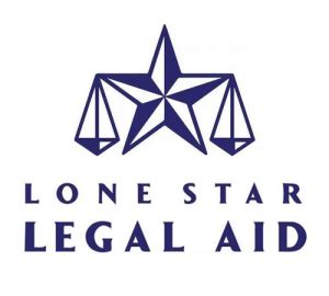 Lonestar legal aid. Lone Star Legal Aid cung cấp hỗ trợ pháp lý miễn phí cho những người thuê nhà phải đối mặt với việc trục xuất. AYUDA DE DESALOJO – Eviction Help Flyer (Spanish) Lone Star Legal Aid brinda asistencia legalgratis a los inquilino/as que enfrentan eldesalojo. 