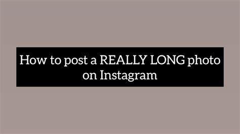 Long  Instagram 
