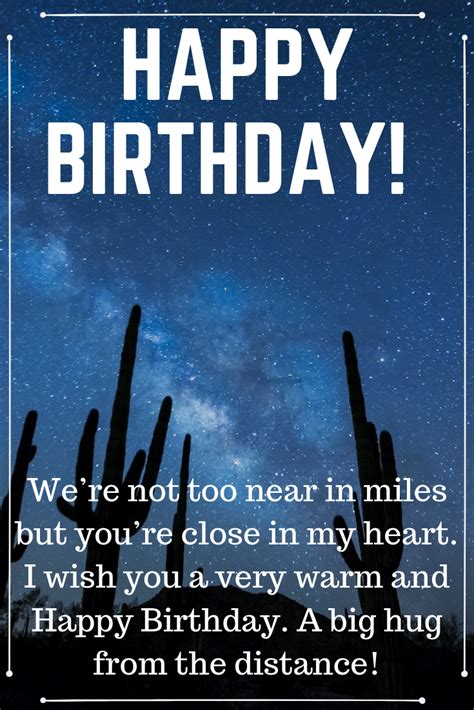 Long Distance Birthday Wishes for Friend - Best Messages