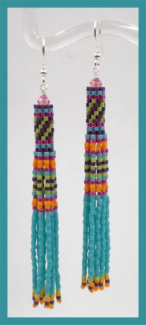 Long Fringe Earrings INSTANT DOWNLOAD Tutorial Off the Beaded Path