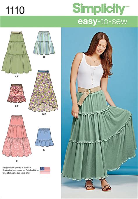 Long Pattern Sewing Skirt Free Patterns