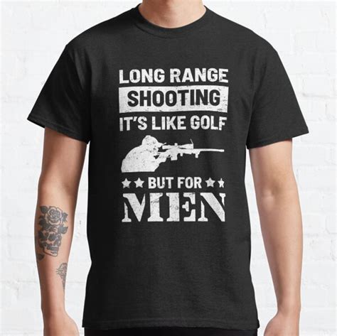 Long Range Shooting T-Shirts Unique Designs