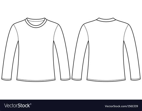 Long Sleeve Tshirt Template