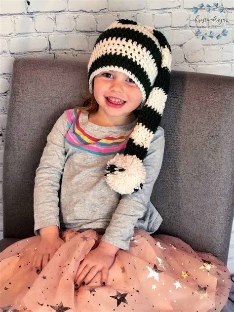 Long Stocking Hat A Free Crochet Pattern ChristaCoDesign vlr.eng.br