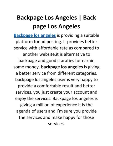 Long beach backpage. Things To Know About Long beach backpage. 