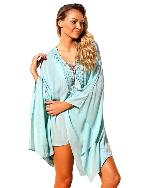 Long beach cover up with sleeves + FREE SHIPPING