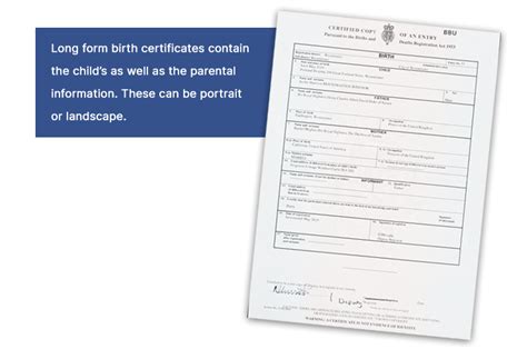 Long form birth certificate application.  The complete process, including cos...