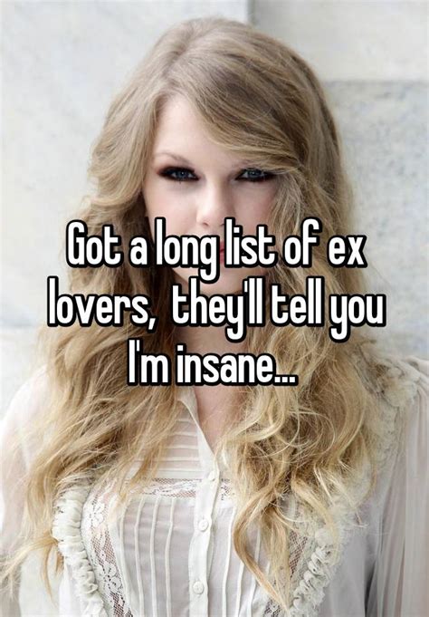Long list of ex lovers. Things To Know About Long list of ex lovers. 