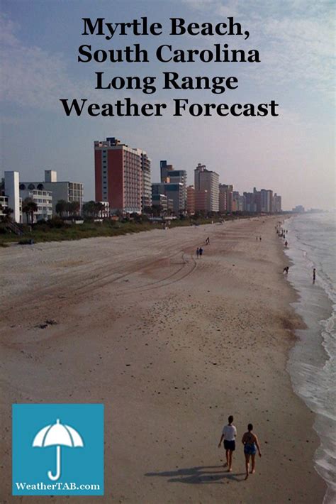 Myrtle Beach, SC 30-day outlook | 30-day weather forecast | monthly weather forecast | monthly outlook | long range weather forecast - MyForecast. There are 0 Weather Alerts for your area. 21 °C. Clear. Mild. 93% 13 km/h S. 93% Humidity. 19 °C. Dew Point. 21 °C. Comfort Level. 16 km. Visibility. 1019.90 mb. Barometric Pressure. Air Quality.. 