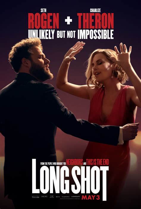 May 3, 2019 · Long Shot: Directed by Jonathan Levine. With Charlize Theron, Seth Rogen, June Diane Raphael, O'Shea Jackson Jr.. Journalist, Fred Flarsky, reunites with his childhood crush, Charlotte Field; now one of the most influential women in the world. . 