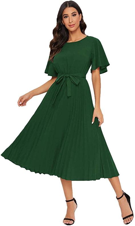 Long sleeve dress amazon. Womens Wrap V Neck Dresses for Wedding Guest Casual Pleated Long Sleeve Midi Dress Ruffle Smocked Long Dress. 34. 100+ bought in past month. Limited time deal. $3993. Typical: $49.98. FREE delivery Thu, Oct 5. Or fastest delivery Tue, Oct 3. +11. 