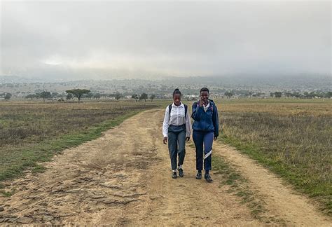 Long walk to school: 30 years into freedom, many kids in South Africa still walk miles to class