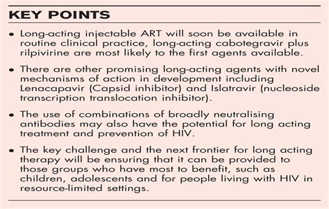 Long-acting injectable HIV therapies: the next frontier - LWW