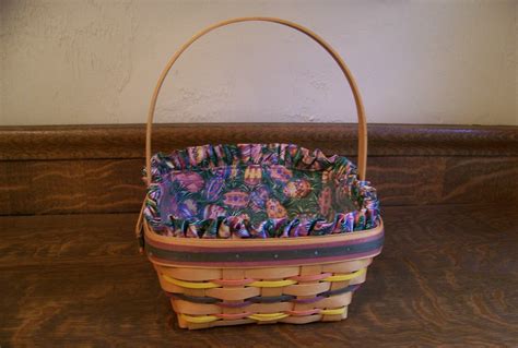 Longaberger 1994 Easter liner for basket White/Red/Blue (48) $ 8.99. Add to Favorites Longaberger Basket Liner Insert Early Blossoms Ruffled 2000 Spring Floral 12X10 (397) $ 14.85. FREE shipping Add to Favorites Longaberger Basket Liner Moms Essentials Insert .... 