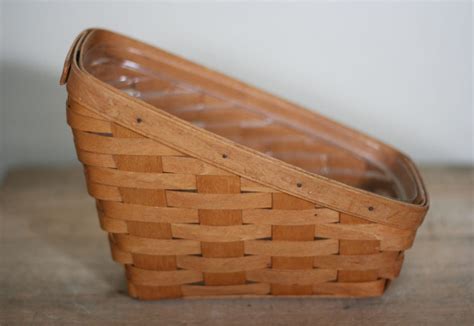 This beautifully handwoven Longaberger basket is per