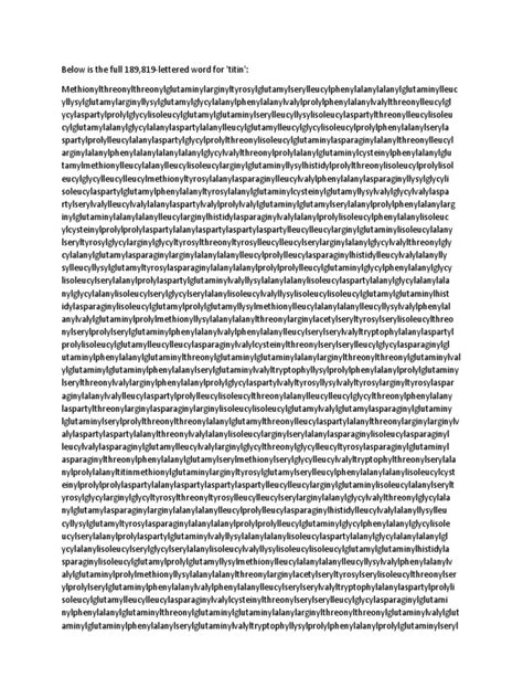 Longest Word PDF