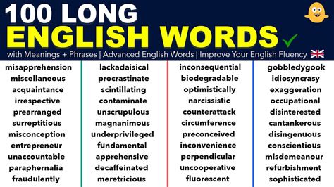 Longest Words - English for Students