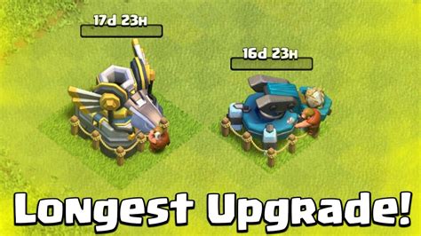 16.06M. Dark Elixir. 92K. * = Indicates this upgrade time is bottlenecked by a single upgrade (or multiple upgrade levels) that additional builders can't reduce. Type. Total. Builder Time. 7d 23h 29m. Lab Time..