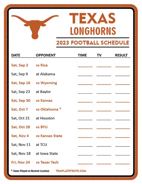 Longhorns baseball schedule. Things To Know About Longhorns baseball schedule. 