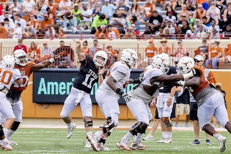 Aug 28, 2023 · On the field, Texas' first test of the fall will be administered by Rice. The two teams have met 96 times, and the Longhorns hold a 74-21-1 lead in the series. One of those was a 10-6 victory by ... . 