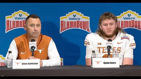 Longhorns postgame press conference. Oct 8, 2022 · Texas was riding high after a historic 49-0 win over the Oklahoma Sooners. Longhorns head coach Steve Sarkisian called one of his best games in burnt orange, accumulating 585 total yards and seven touchdowns on offense [Get FOUR MONTHS of Inside Texas Plus for $1!] It wasn’t just the offense who had a strong day. 