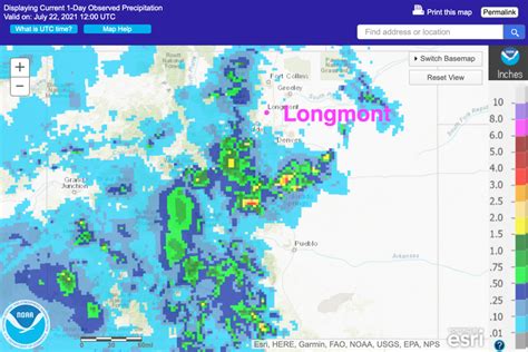Longmont, Colorado | Current Weather Forecasts, Live Radar Maps & News | WeatherBug Hourly 10 Day Today's Weather - Longmont, CO Sep 23, 2023 7:19 PM DW6751 Longmont CO US -- Feels like -- Hi -- Lo -- -- Live Radar Weather Radar Map WEATHER DETAILS Longmont, CO Windchill -- Daily Rain -- Dew Point -- Monthly Rain -- Humidity -- Avg. Wind --. 