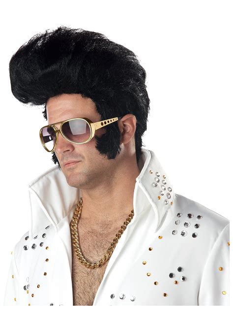 Look and Feel Like the King with Our Premium Elvis Presley Wig Real Hair