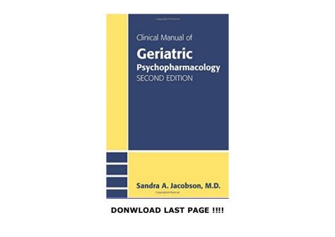 Look inside clinical manual of geriatric psychopharmacology 2nd edition. - Boss loop pedal rc 3 manual.
