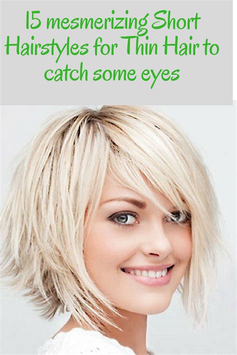 Look thicker fine hair thin hair low maintenance short hairstyles. Some characteristics of a voluminous bob haircut for thin hair with side bangs may include shorter layers at the back of the head to create a stacked or graduated look, longer layers at the front to add movement and texture, and soft, blended layers throughout the hair. 19. Layered Honey And Platinum Hairstyle. 