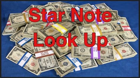 Look up star note. Star Note Tables. Use the links below to see production numbers broken down by series, FRB and print run. ALL. $1. $2. $5. $10. 