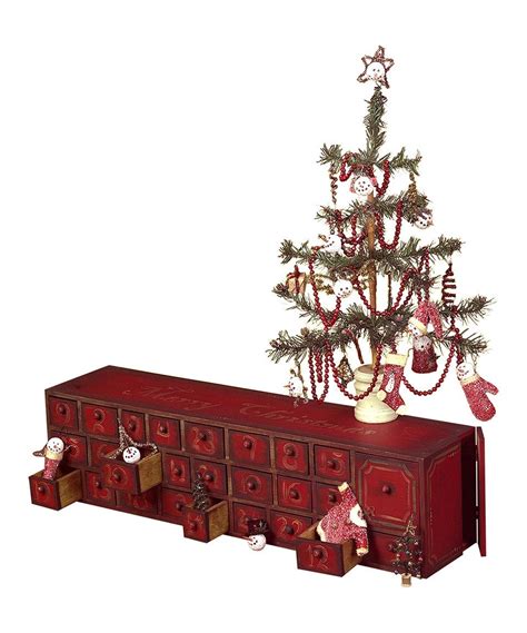 Look what I found on zulily! Red Box Advent Calendar by Primitives by