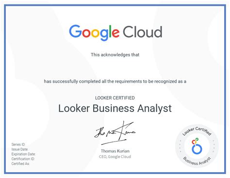 Looker-Business-Analyst Zertifikatsdemo