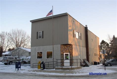 Looking south at the Dalzell Post Office. (January, 2009)
