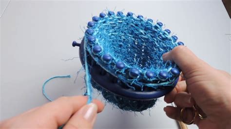 Loom Knit Scrubby with Drawstring Cast On YouTube
