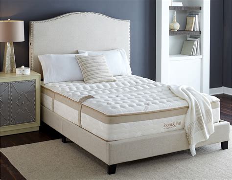 Loom and leaf. The Loom and Leaf mattress was introduced in 2015 by the Saatva company, which is known for producing high-quality luxury mattresses. Saatva was founded in 2010 and quickly gained a reputation for making high-end mattresses that were sold online at a lower cost than traditional brick-and-mortar retailers. 