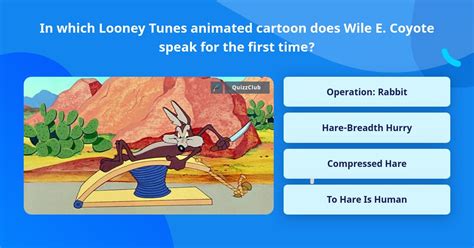 Looney Tunes Trivia Questions and Answers