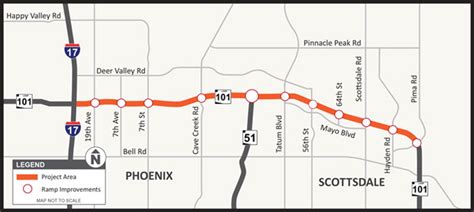 Westbound Loop 101 (Pima Freeway) closed between Tatum Boulevard and Cave Creek Road in north Phoenix from 10 p.m. Friday to 5 a.m. Monday (Nov. 9) for widening project. Northbound State Route 51 .... 
