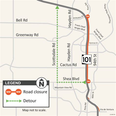 Loop 101 scottsdale closures.  Northbound Loop 101 will be closed from 1...
