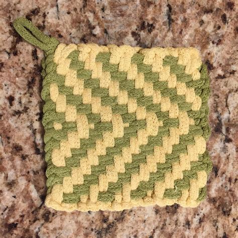 Loop Potholder Patterns Chevron Pattern Etsy