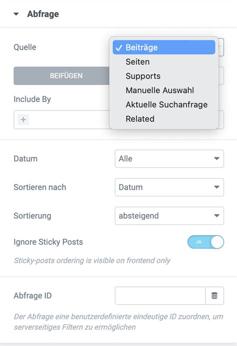 Loop mit Elementor werkform